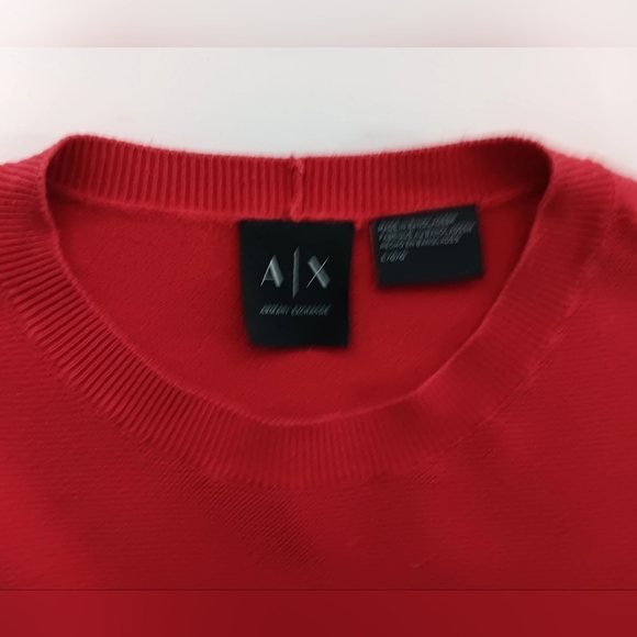 Armani Exchange Crewneck Cotton knit Sweater.  Ladies L - Picture 7 of 7